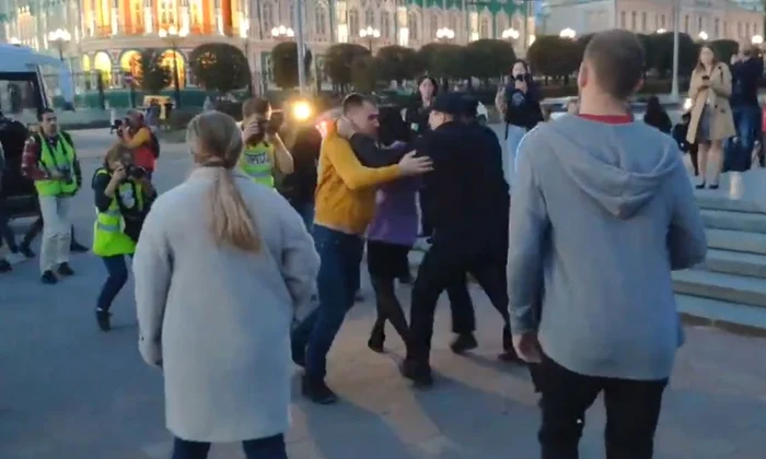 Protest in Rusia FOTO Captura video