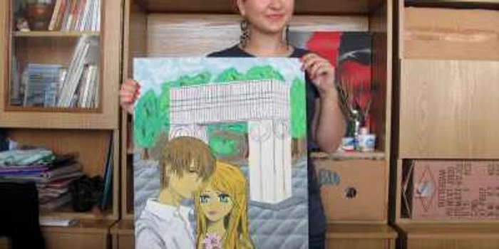 Georgiana Şapantoc a învăţat singură pictura