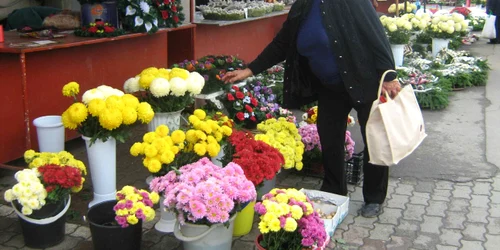 Sătmărenii au cumpărat mii de flori, coroane şi jerbe pentru Luminaţii/foto: Arhiva