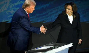 Dezbatere prezidențială între Donald Trump și vicepreședintele Kamala Harris. FOTO AFP
