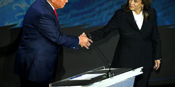 Dezbatere prezidențială între Donald Trump și vicepreședintele Kamala Harris. FOTO AFP