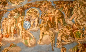 Fresca „Judecata de Apoi” din Capela Sixtină (© Pixabay)