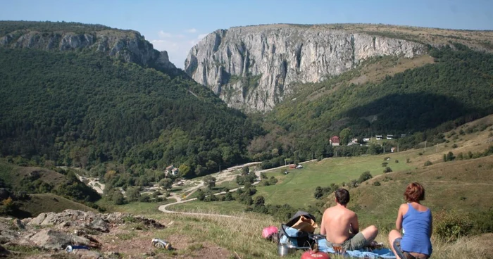 Cheile Turzii reprezintă un obiectiv atrăgător pentru turişti. FOTO: Thomas Câmpean