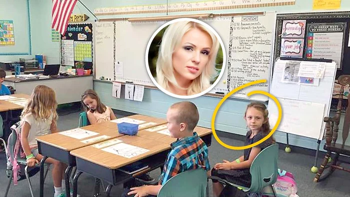 Sara, fiica cea mare  a lui Catrinel este elevă  în clasa a II-a, în Florida