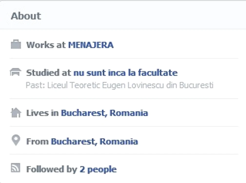 Ioana Tufaru pe Facebook
