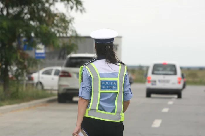 Poliţiştii rutieri vor fi la faţa locului şi vor dirija traficul. Foto: Adevărul