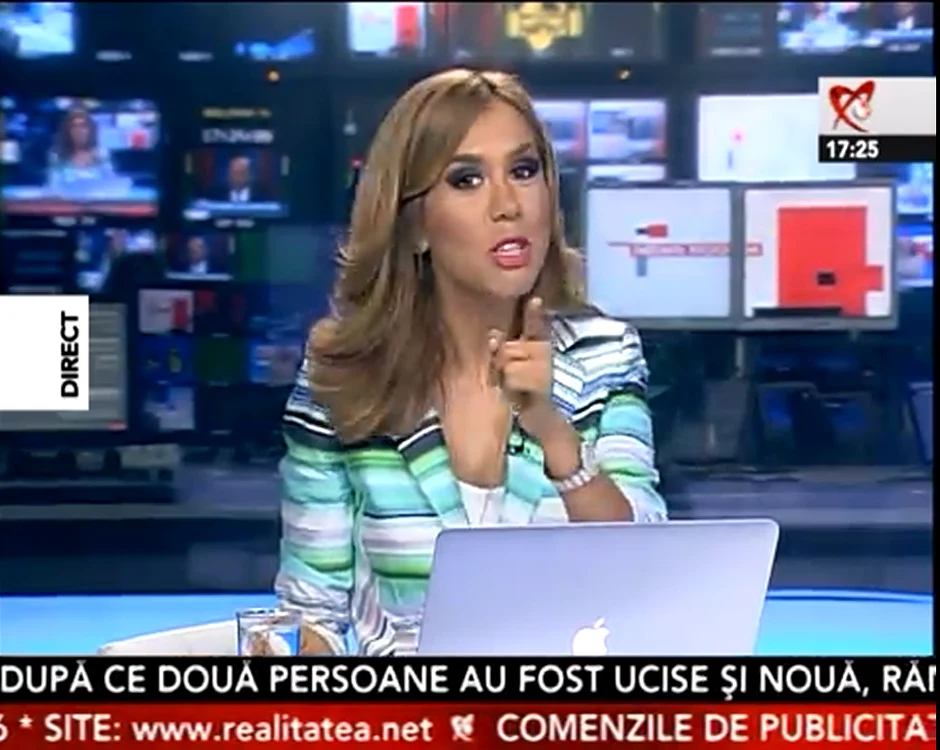 
    Denise Rifai, moderatoarea emisiunii electorale de la Realitatea TV a dat de pământ cu doi dintre candidații la fotoliul de primar al sectorului 1  