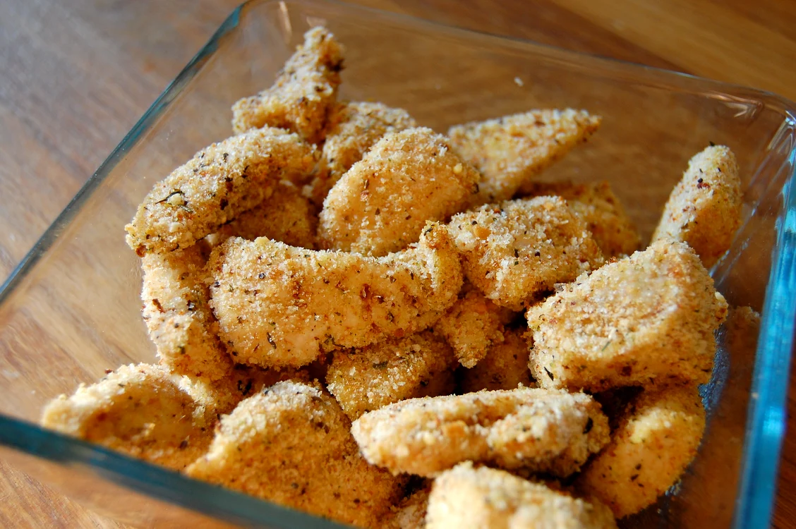 nuggets de pui cu ierburi aromatice jpeg