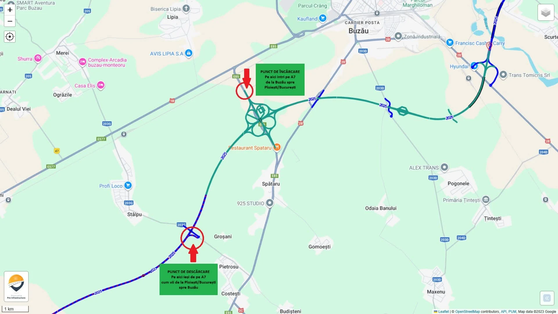 Lotul cu ghinion de pe A7. De ce tronsonul Mizil–Pietroasele nu poate fi inaugurat complet
