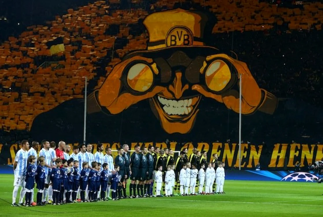 O imagine senzaţională cu peluza „Westfalenstadion“