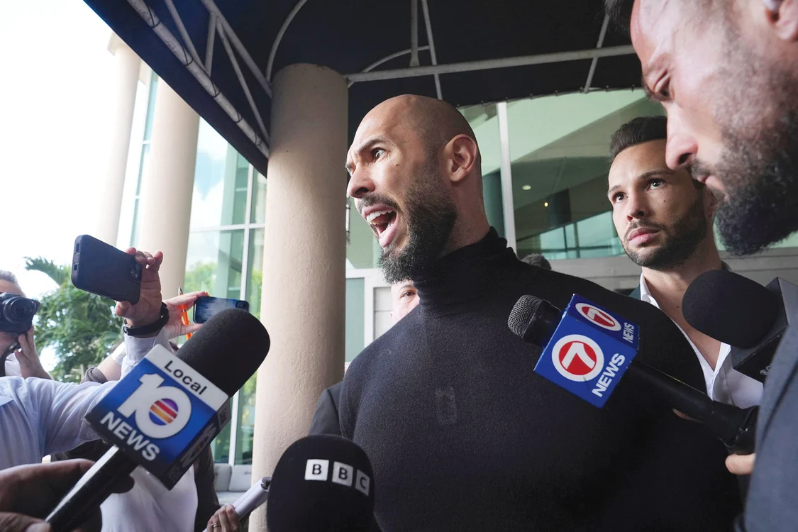 Andrew Tate e foarte pornit pe Justiţia română. Foto: Profimedia