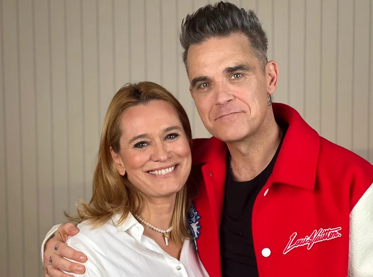 Andreea Esca și Robbie Williams