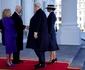 Melania și Donald Trump, primiți de soții Biden