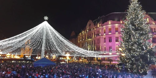 Inaugurarea Târgului de Crăciun de la Timişoara