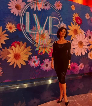 Ramona Bădescu la Rai 1. FOTO: Instagram