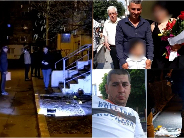 Bărbatul de 42 de ani înjunghiat mortal/FOTO: Captură video/Observator