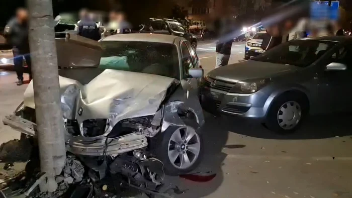 Cursa ilegală s-a terminat prost FOTO: IPJ Dolj