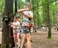 Matilda, fiica Luizei și a lui Cătălin Zmărăndescu, sărbătorită la un parc de distracții din Balotești foto: arhiva personală