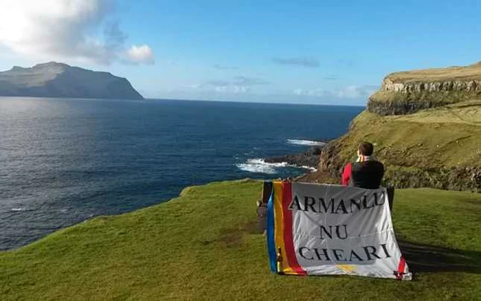 Armânlu nu chearî - mesajul scris pe zidurile României Insulele Faroe Foto Arhivă personală