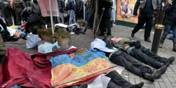 20 februarie - Proteste Kiev Ucraina FOTO Reuters