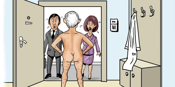 in fundul gol desen caricatura vali ivan