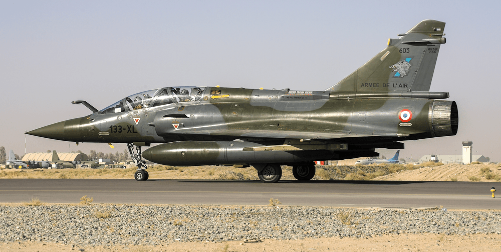 Miraj la Marea Neagră. O aeronavă de luptă Mirage 2000D decolată din Franța a patrulat deasupra Mării Negre