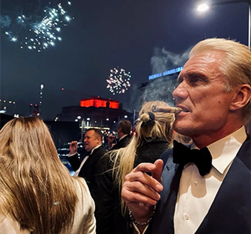 Dolph Lundgren, 64 de ani, a prins artificiile în Norvegia. Foto: Instagram