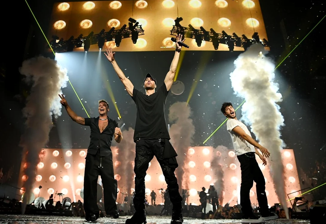 
    Enrique, Rocky Martin și Sebastian Yatra au făcut senzație pe scena din Las Vegasfoto: Instagram  