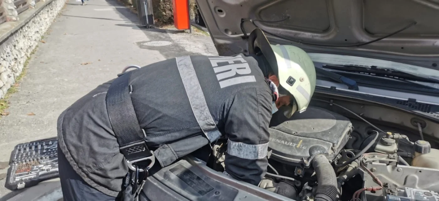 Pompierii au reuşit să stingă focul                                                                                       Foto. Arhivă