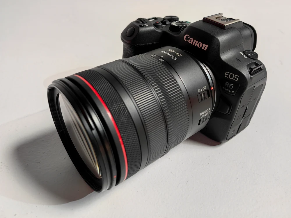 Canon EOS R6 Mark II cu obiectiv Canon 24-105mm/ f4. FOTO Adrian Pogîngeanu