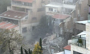 orasul haifa atacat cu rachete din iran 6 aprilie 2026 FOTO: X/@MidnightVision5