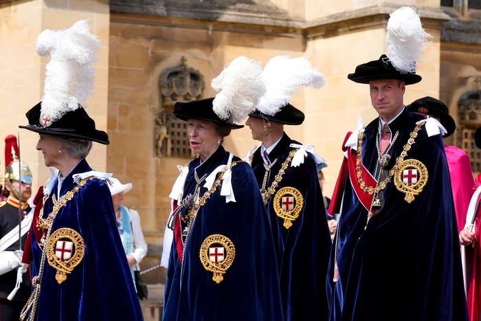 Prinţesa Anne și prințul William. FOTO Getty Images