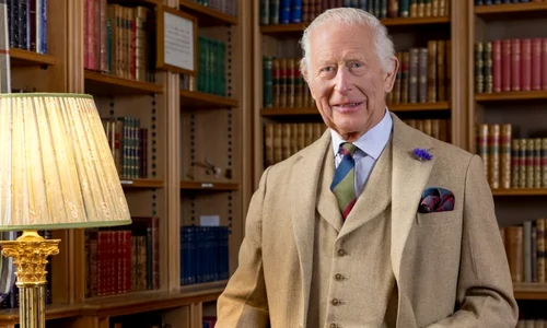 Regele Charles în kilt, Foto Millie Pilkington png