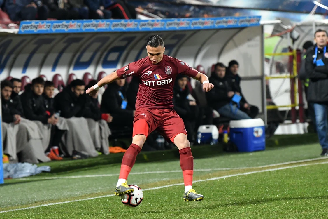 După ce a făcut tușa la FCSB, Cristi Manea a avut evoluții bune la CFR ClujFoto: Sport Pictures