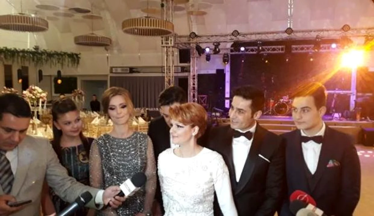 Olguţa Vasilescu şi Claudiu Manda au organizat sâmbătă, 30 martie, petrecerea de nuntă