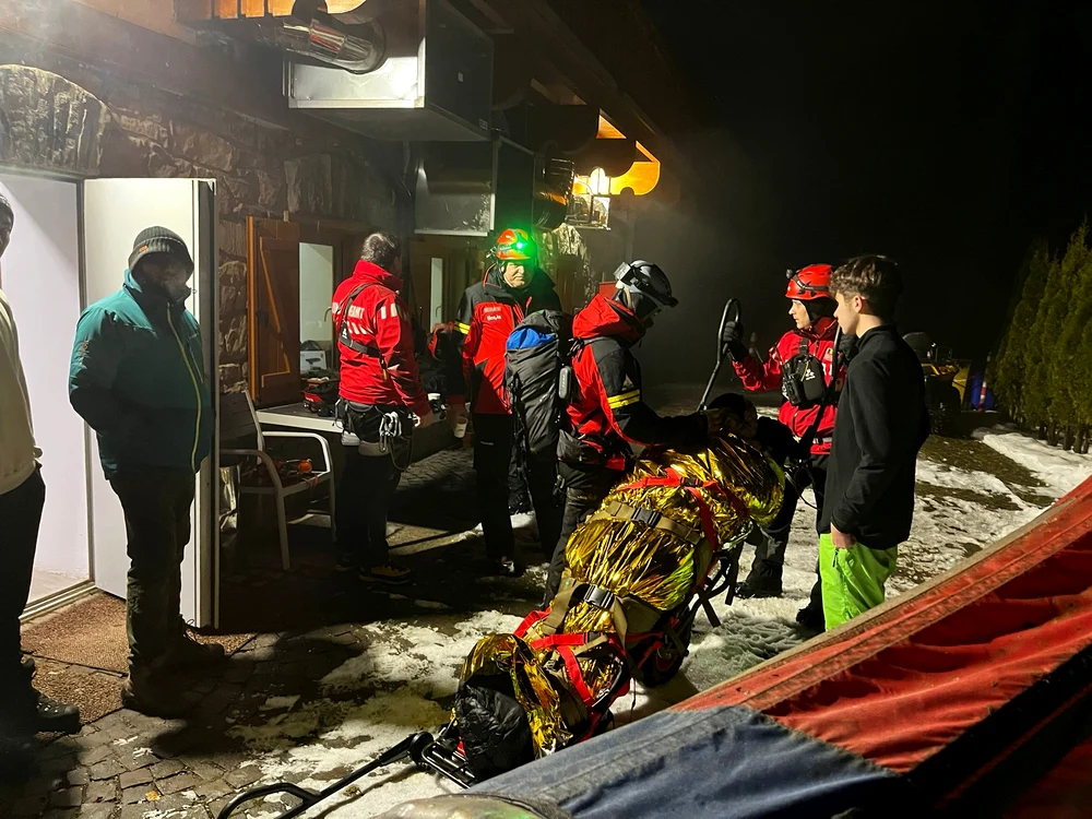 Intervenția a fost una dificilă, durând circa patru ore. FOTO: Facebook.com/ Salvamont Neamț