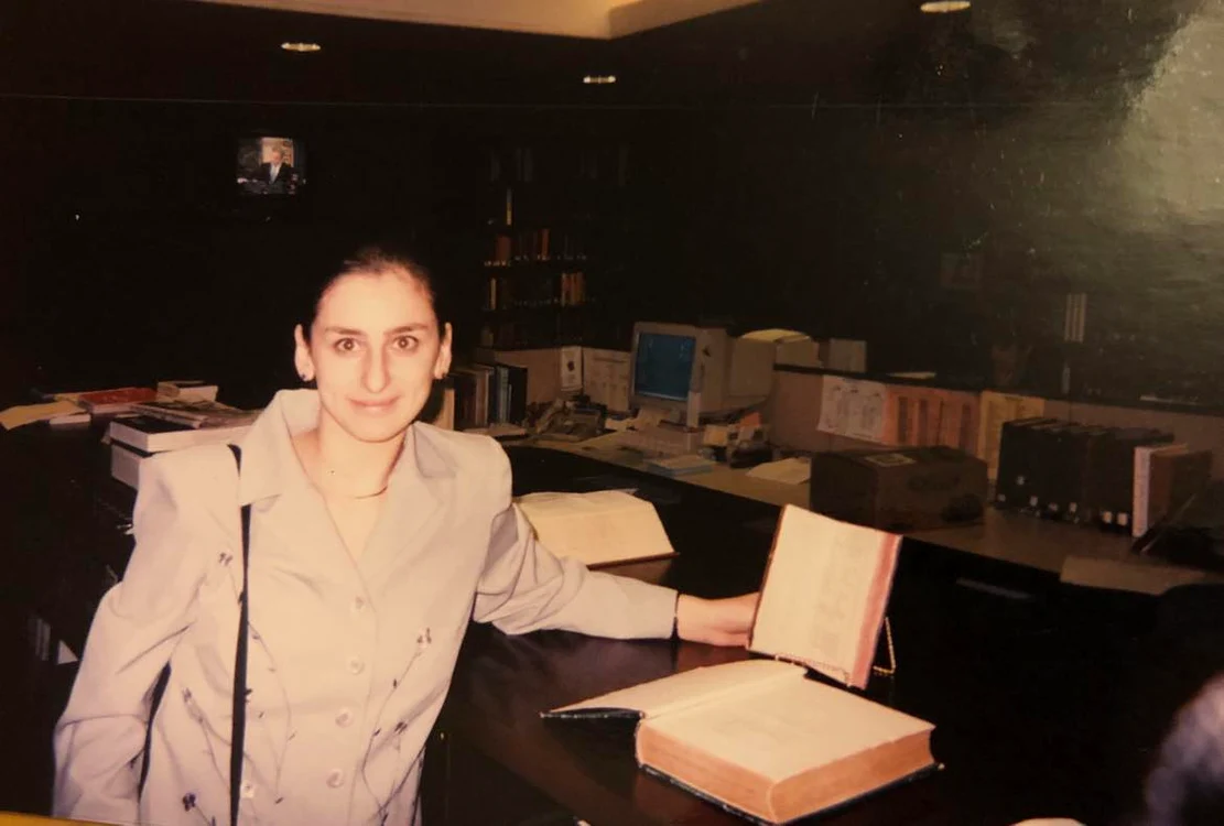 Dana în timpul studenției: prima vizită la Library of Congress