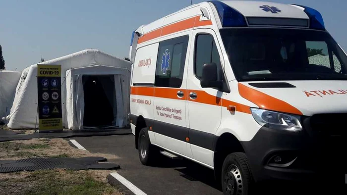 Spital militar de campanie pe stadionul CFR FOTO Ștefan Both