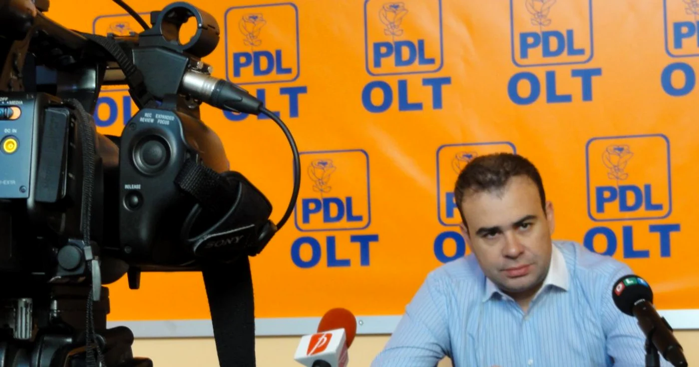 Darius Vâlcov, primar al Slatinei şi preşedinte al PDL Olt