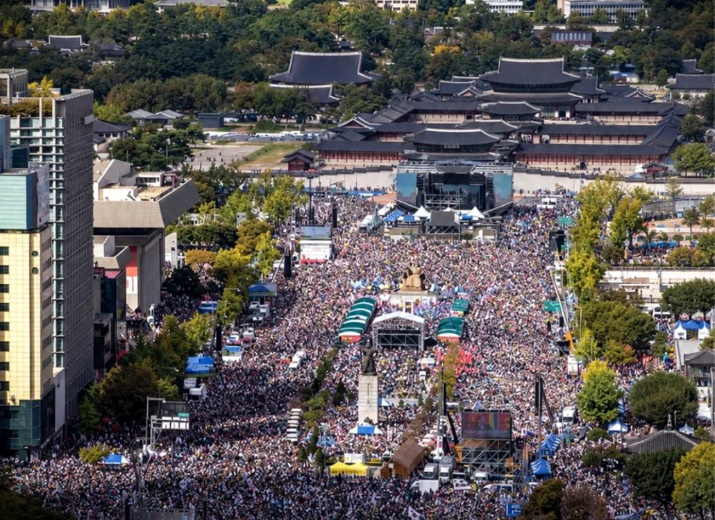 Proteste antiguvernamentale la Seul