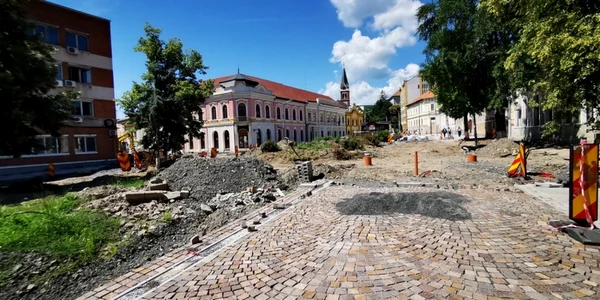 centrul istoric al devei in santier foto daniel guta adevarul