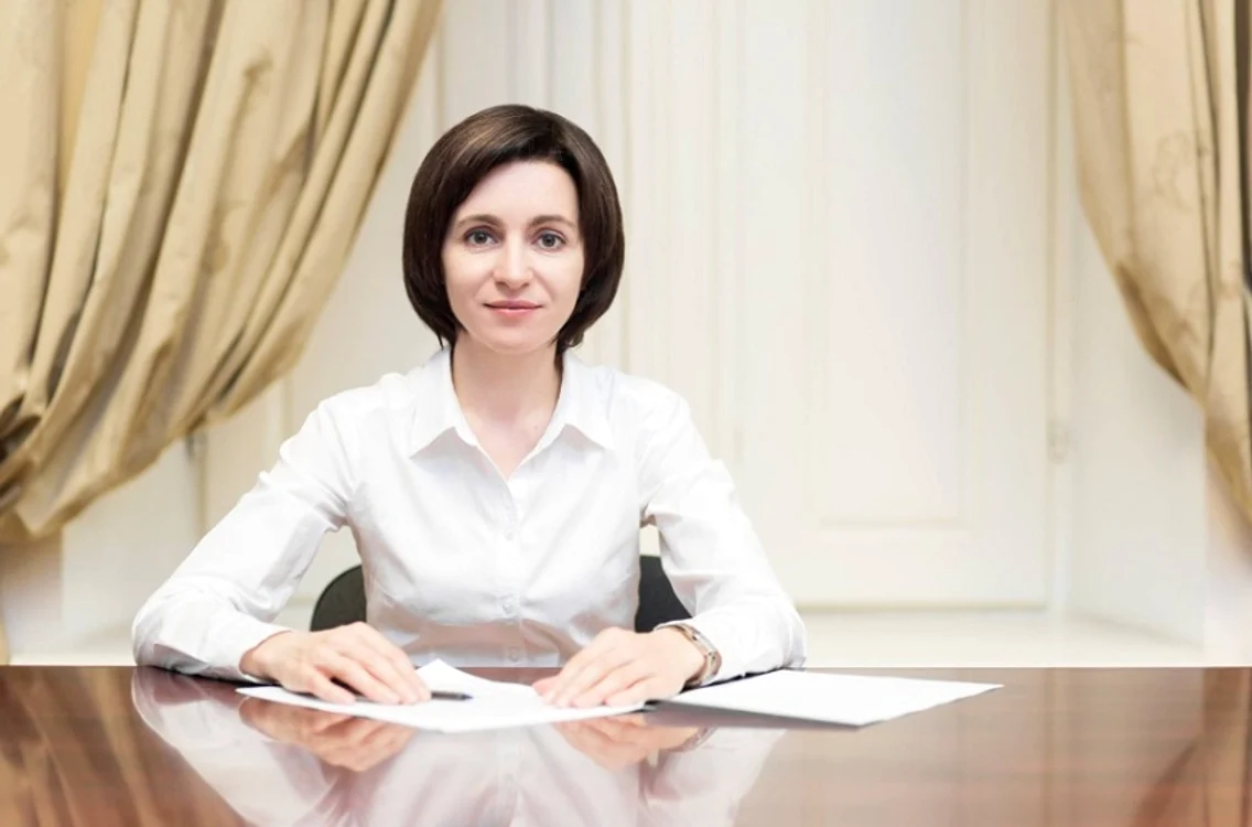 Maia Sandu, preşedintele Republicii Moldova