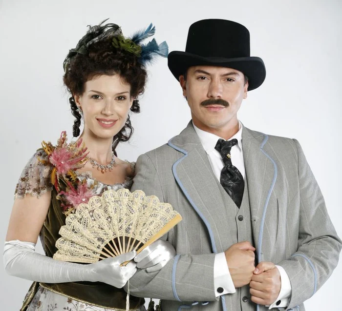 
    Alina Chivulescu alături de Răzvan Fodor în serialul «Aniela»  