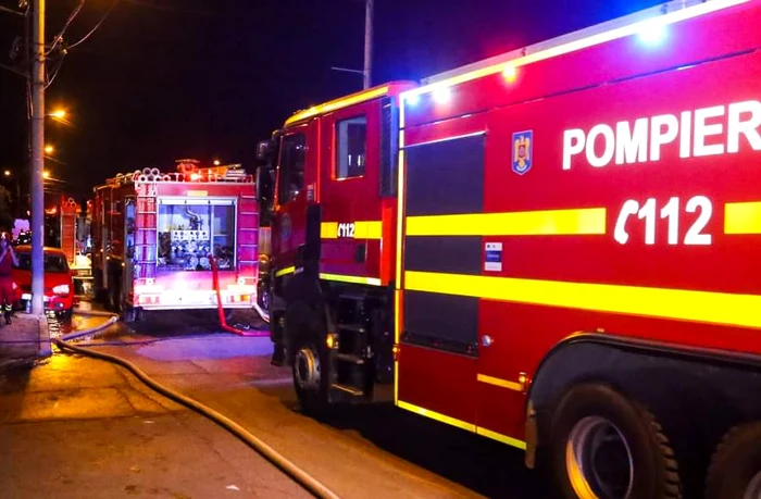 Incendiul a izbucnit într-o clădire din zona centrală a Capitalei FOTO Arhivă