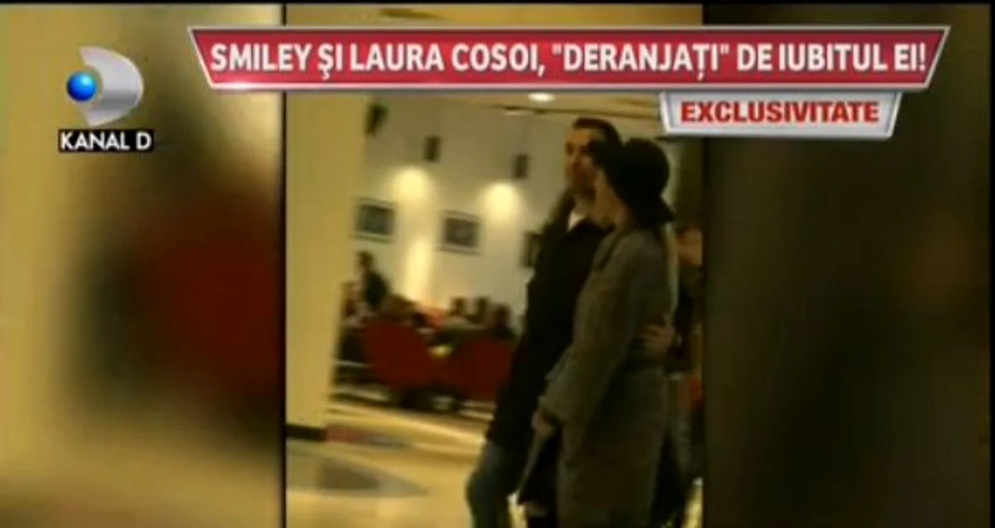 Laura a venit la film împreună cu iubitul ei Cosmin