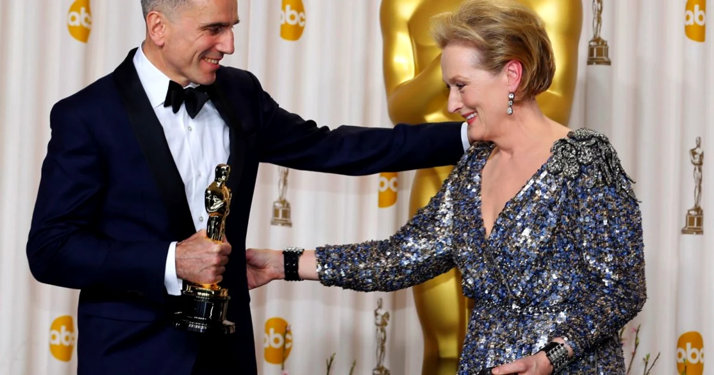 Daniel Day-Lewis a primit premiul de la Meryl Streep FOTO Reuters