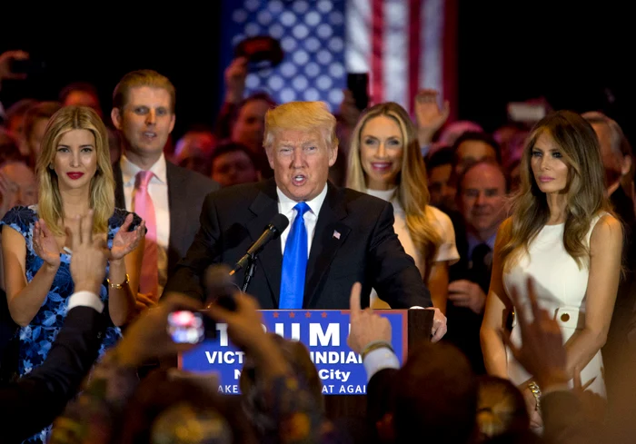 Donald Trump, un candidat de „culoare” pentru Casa Albă și femeile blonde din viața sa, soția, fiica și norafoto: AP