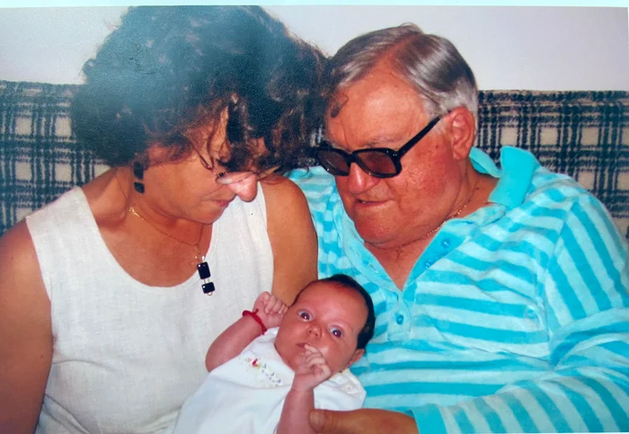 O parte din familia Saizescu, cu regretatul Geo Saizescu / arhivă personală