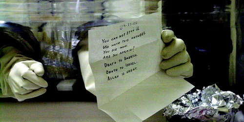 Anthrax letter sent to Senator Leahy (1) jpg