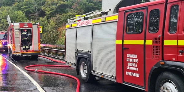 incendiu chiliile manastirii cozia veche foto isu valcea jpg